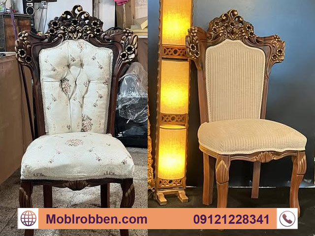 هزینه تعویض پارچه مبل ۹ نفره استیل