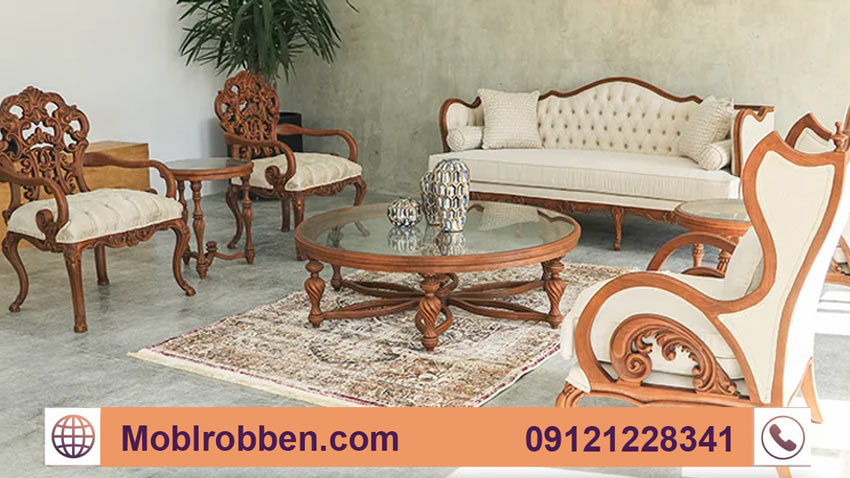تعمیر مبل کلاسیک مدل کینگ