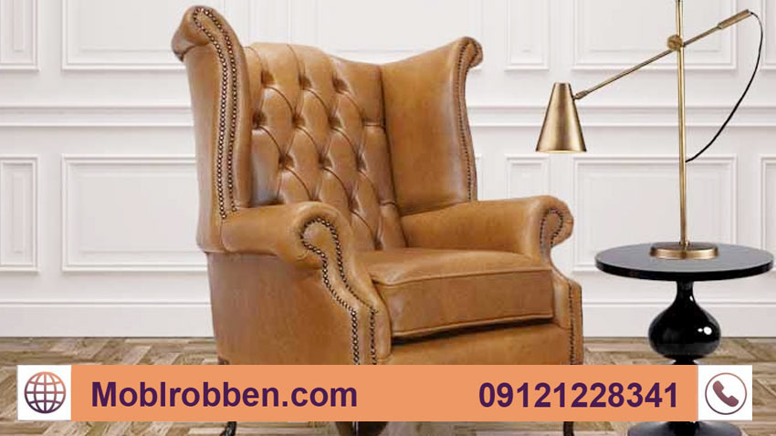 تعمیر مبل چرم به پارچه‌ای در مبل سلطنتی