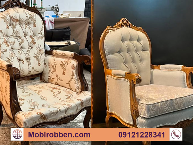 تعمیر کلاف و اتصالات مبل فرحی