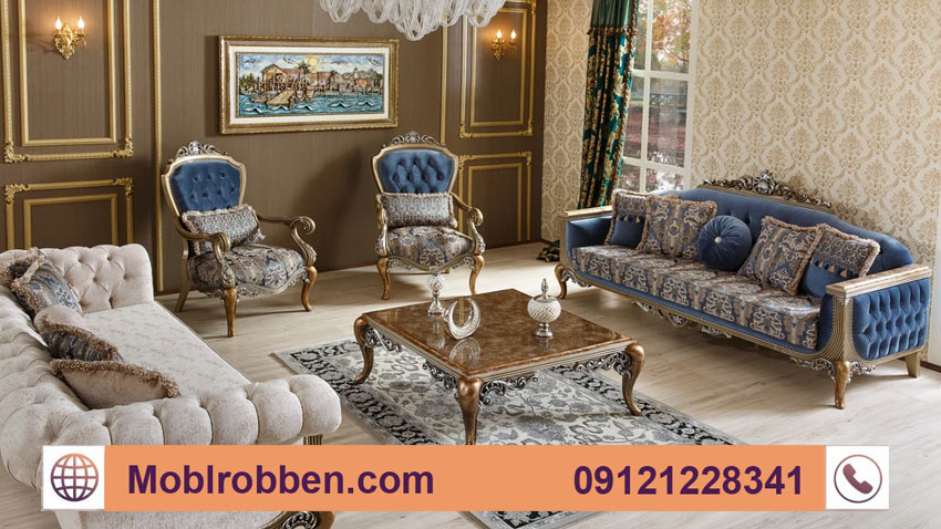 هزینه تعویض پارچه مبل سلطنتی ۹ نفره