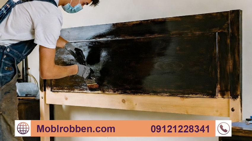 روشهای تغییر رنگ سرویس خواب چوبی